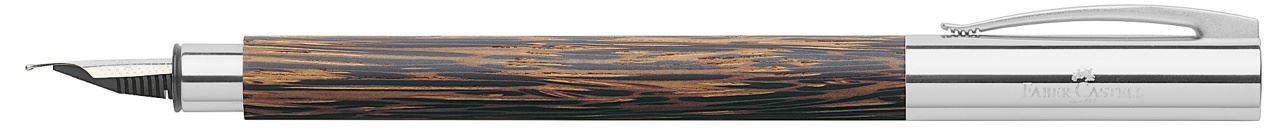 Faber-Castell - Pluma estilográfica Ambition madera de coco, M