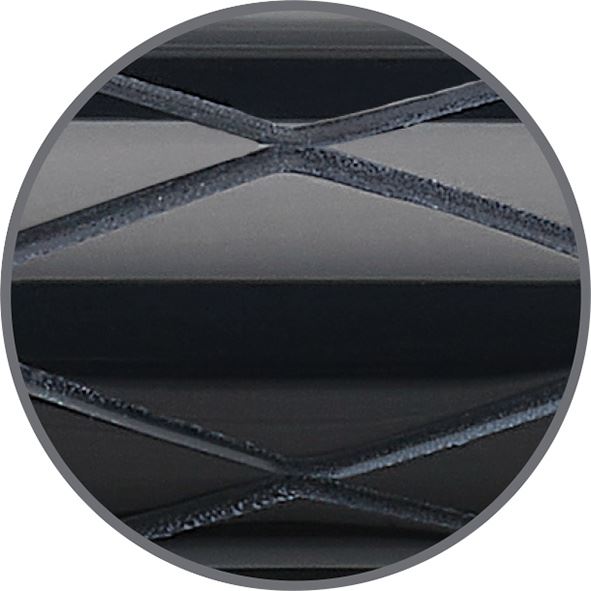 Faber-Castell - Pluma estilográfica Ambition Rhombus, M, negro