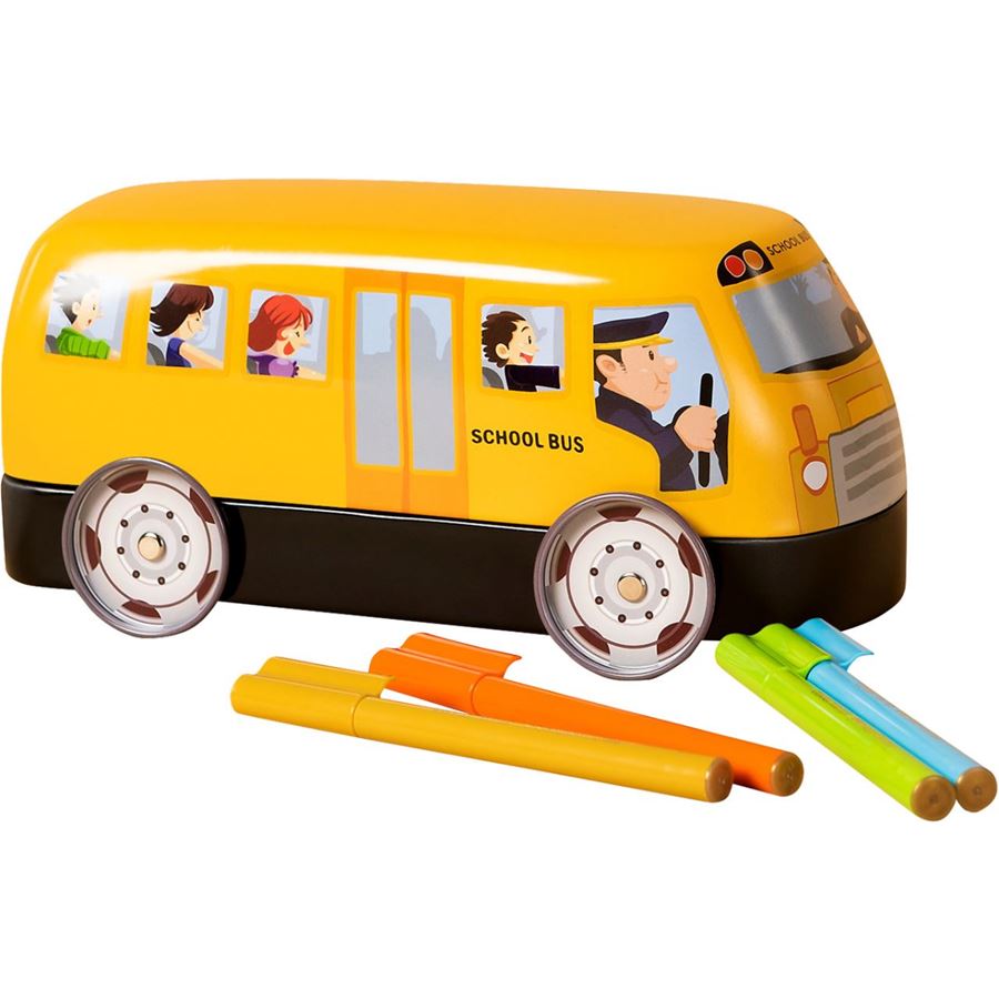 Faber-Castell - Marcadores Connector Bus Escolar lata x20