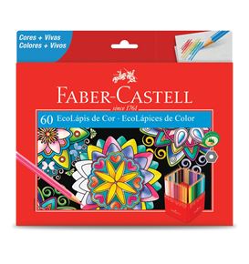 Faber-Castell - 60 EcoLápices de color largos