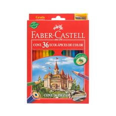 Faber-Castell - 36 EcoLápices de color + sacapuntas
