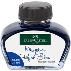 Faber-Castell - Tintero grande, 62,5 ml, azul real borrable