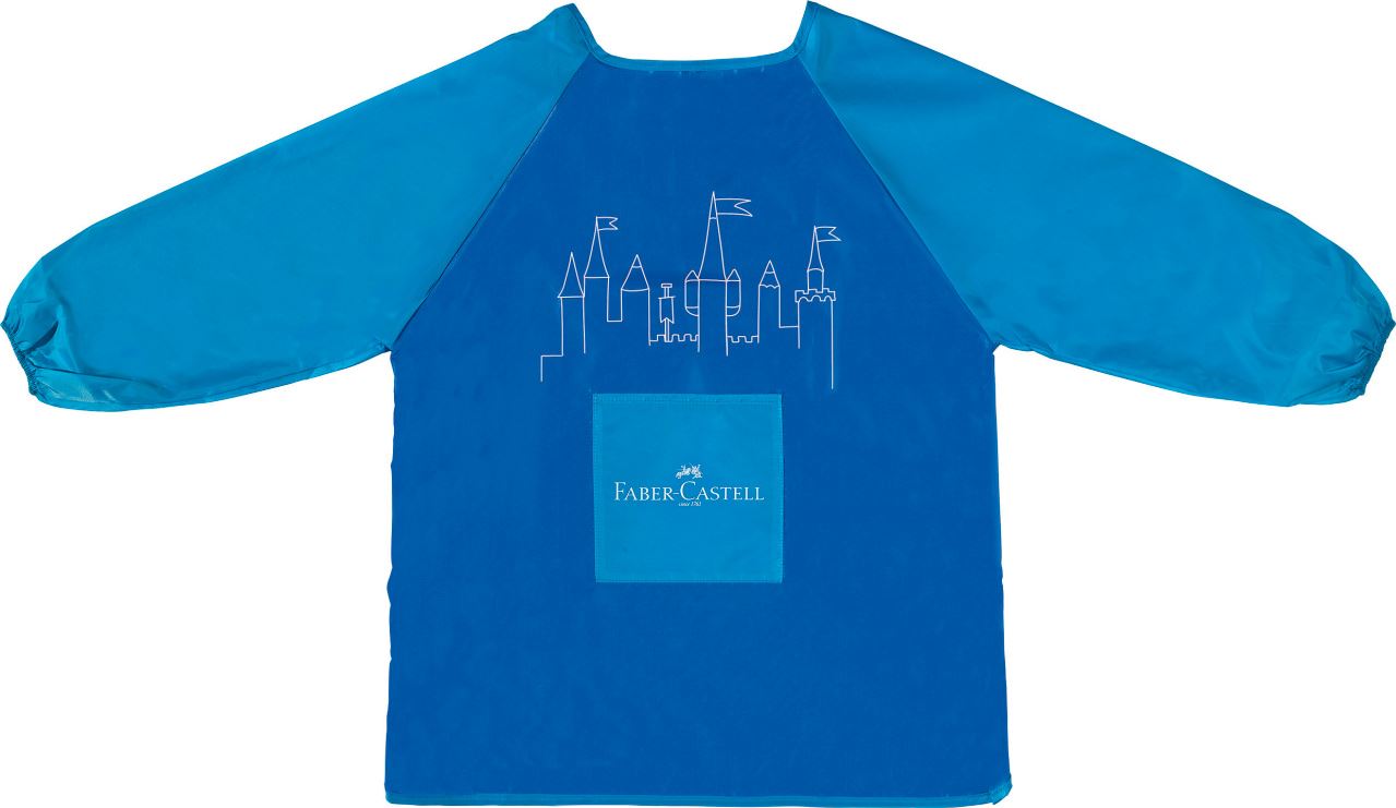 Faber-Castell - Delantal infantil para pintar, azul