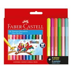 Faber-Castell - Plumones Fiesta 45 x12+4neón+2pastel