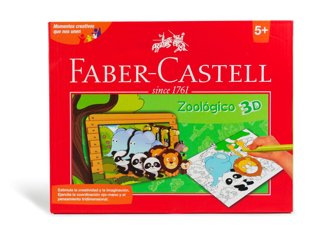 Faber-Castell - Set Creativo Zoológico 3D