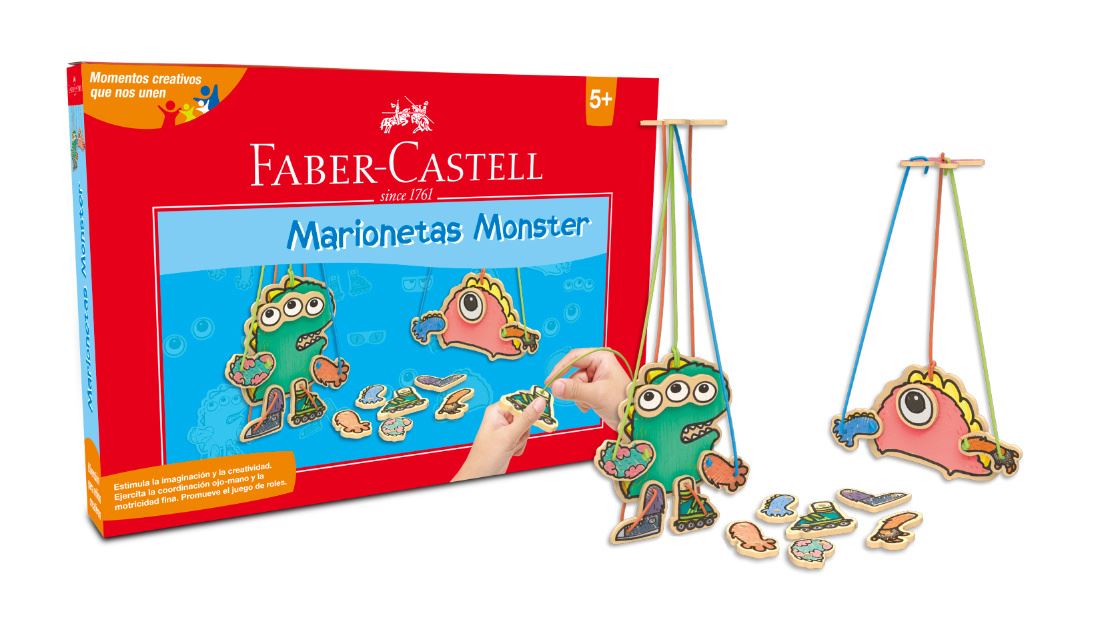 Faber-Castell - Set Marionetas Monster