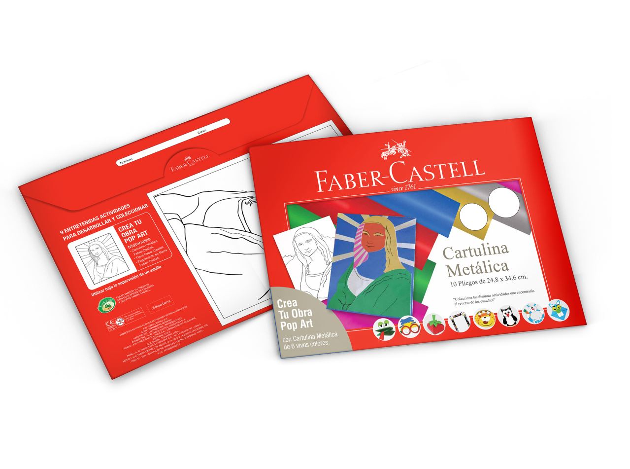 Faber-Castell - Estuche de Cartulinas Metálicas
