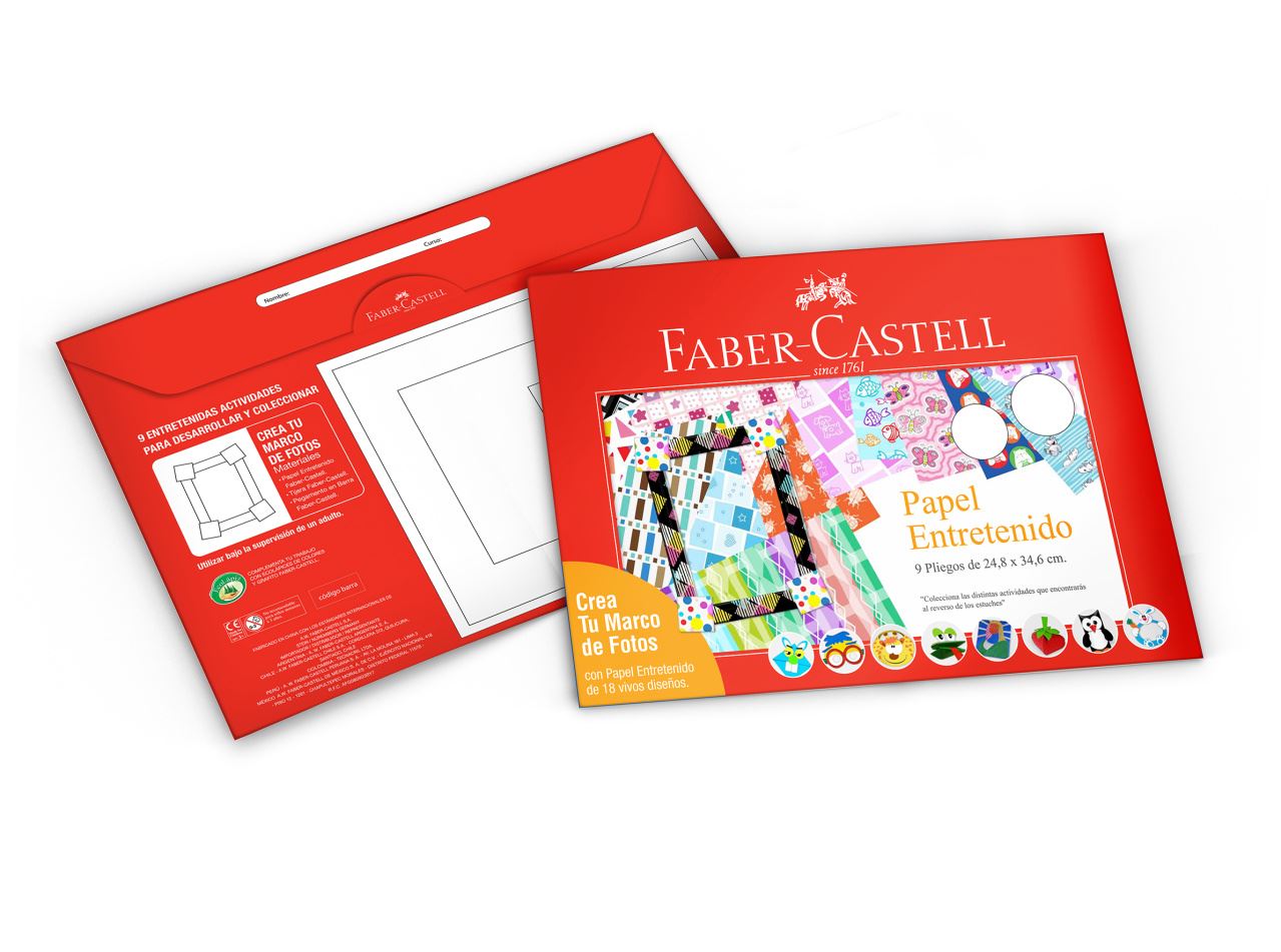 Faber-Castell - Estuche de Papel Entretenido