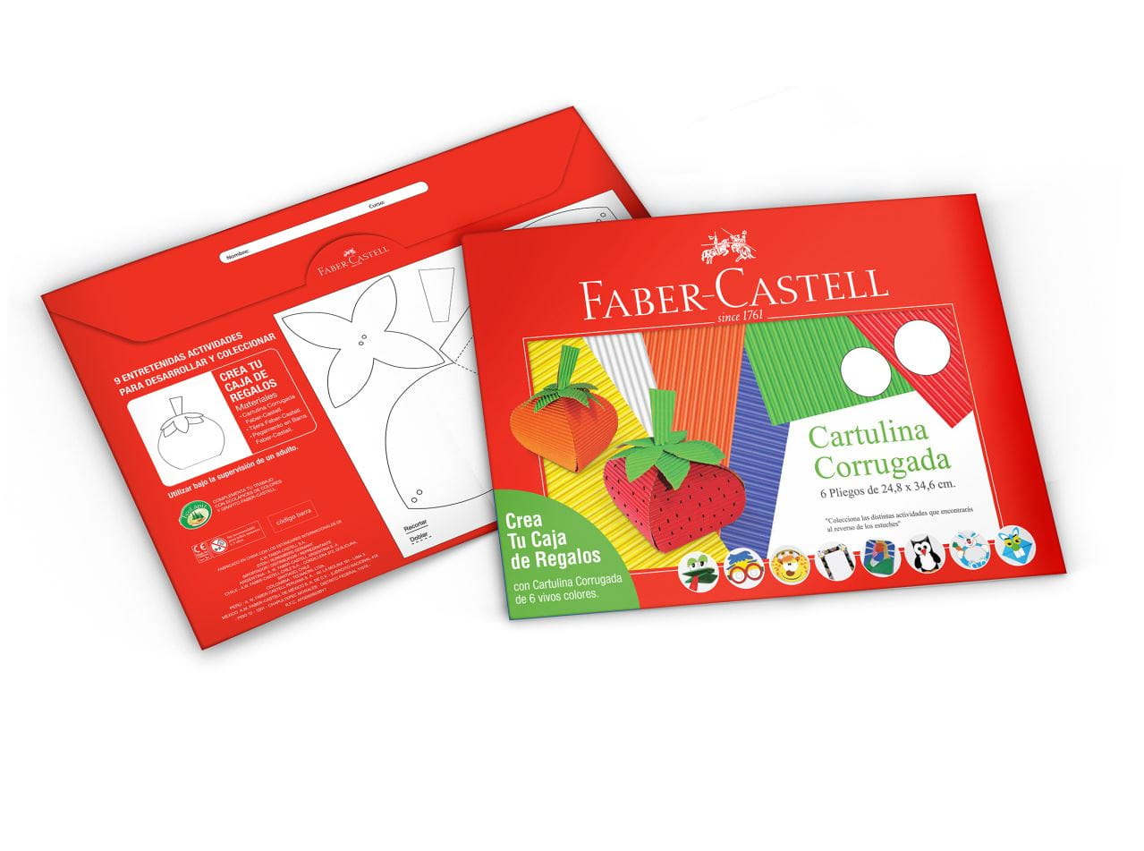 Faber-Castell - Estuche de Cartón Corrugado