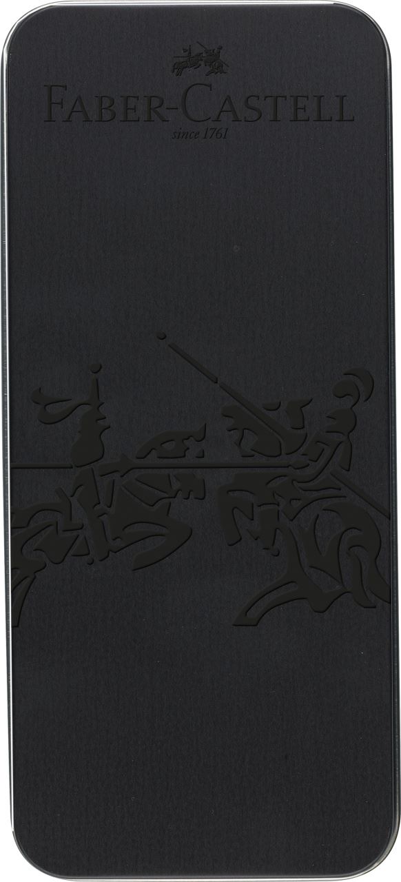Faber-Castell - Set Hexo: Pluma M y Bolígrafo negro