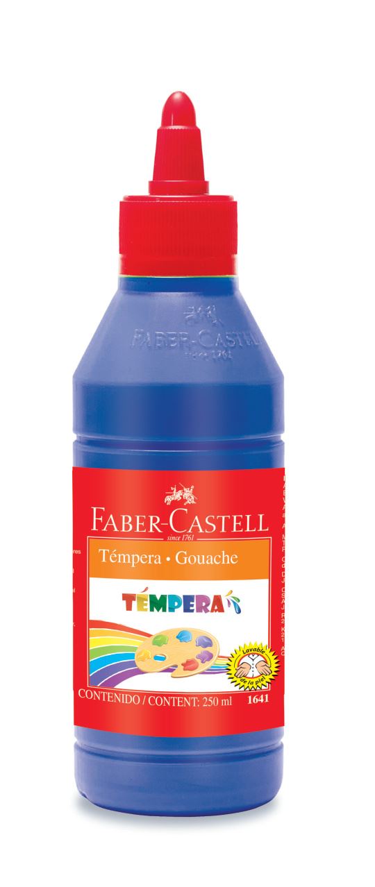 Faber-Castell - Témpera 250 ml azul