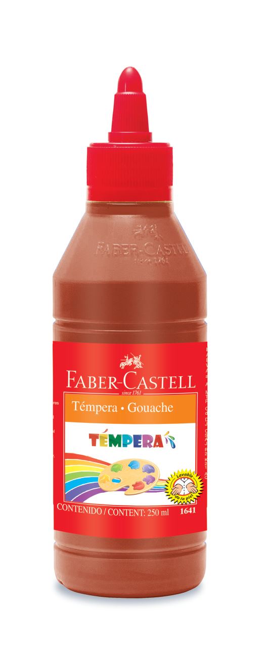 Faber-Castell - Témpera 250 ml marrón