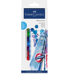 Faber-Castell - Estuche de iniciación pintura a la acuarela, 12 x tubo 12 ml
