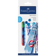 Faber-Castell - Estuche de iniciación pintura a la acuarela, 12 x tubo 12 ml