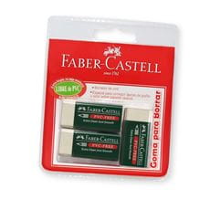 Faber-Castell - Goma de borrar blanca blister x3