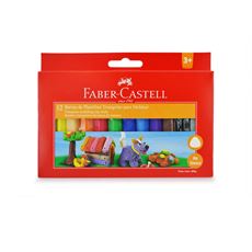 Faber-Castell - Plastilina Jumbo x 12 colores