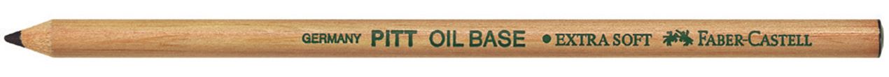 Faber-Castell - Lápiz Pitt Oil Base, negro extrasuave