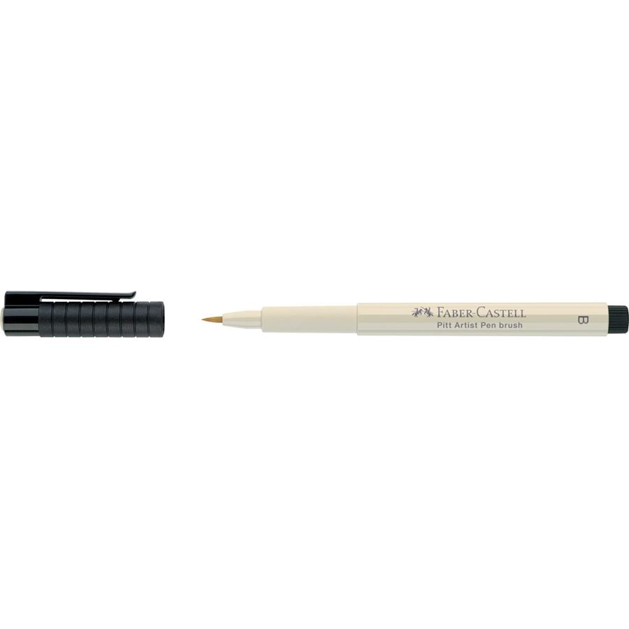 Faber-Castell - Rotulador Pitt Artist Pen Brush, gris cálido I