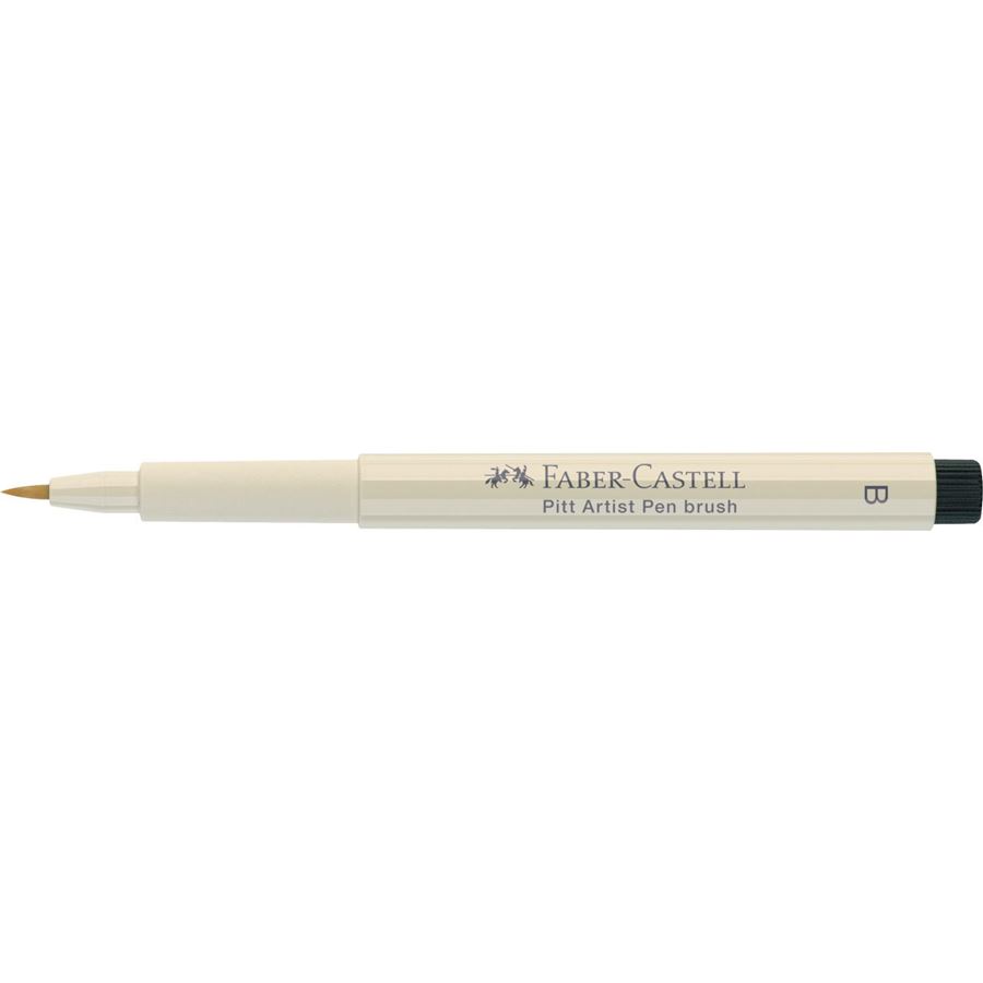 Faber-Castell - Rotulador Pitt Artist Pen Brush, gris cálido I