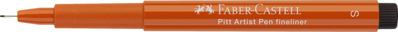 Faber-Castell - Marcador de punta de fibra Pitt Artist Pen S, sanguina