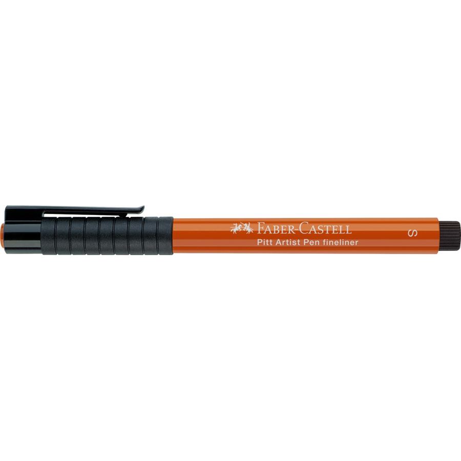 Faber-Castell - Marcador de punta de fibra Pitt Artist Pen S, sanguina