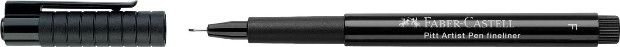 Faber-Castell - Rotulador Pitt Artist Pen F, negro