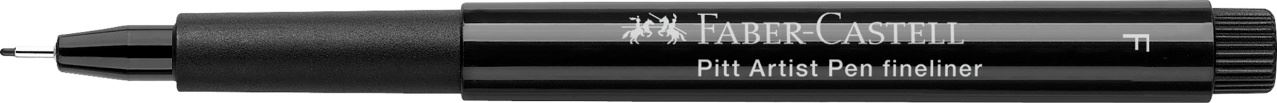 Faber-Castell - Rotulador Pitt Artist Pen F, negro