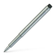Faber-Castell - Rotulador Pitt Artist Pen Metallic 1,5 plata
