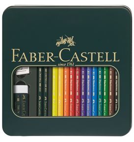 Faber-Castell - Estuche promoción Polychromos + Castell 9000