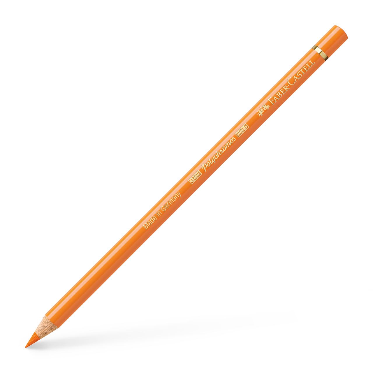 Faber-Castell - Lápiz de color Polychromos, 111 naranja de cadmio