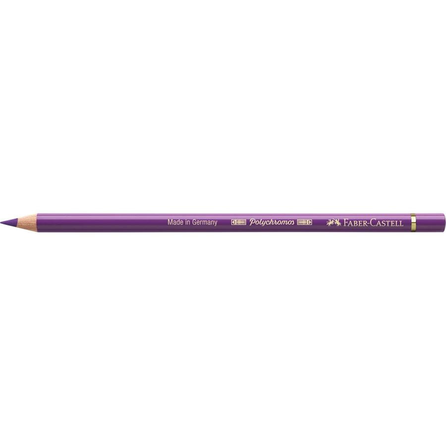 Faber-Castell - Lápiz de color Polychromos, 160 violeta de manganeso