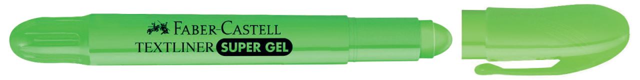 Faber-Castell - Resaltador Super Gel 1557 verde