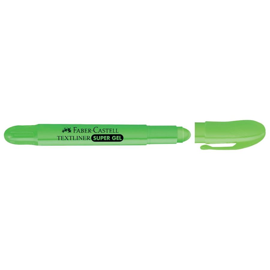 Faber-Castell - Resaltador Super Gel 1557 verde