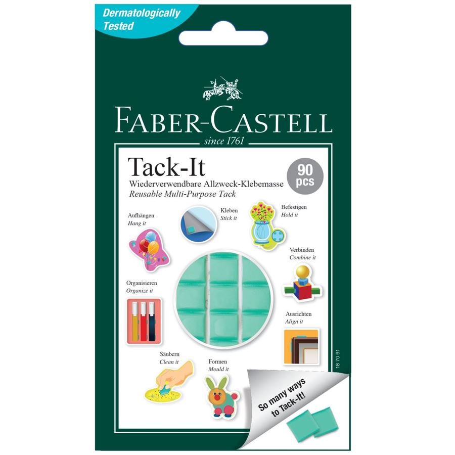 Faber-Castell - Adhesivo Tack-It 50g verde