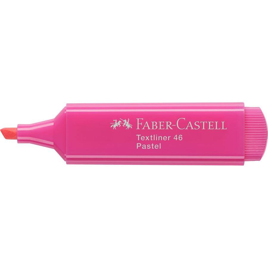 Faber-Castell - Marcador Textliner 46 pastel, rosa púrpura