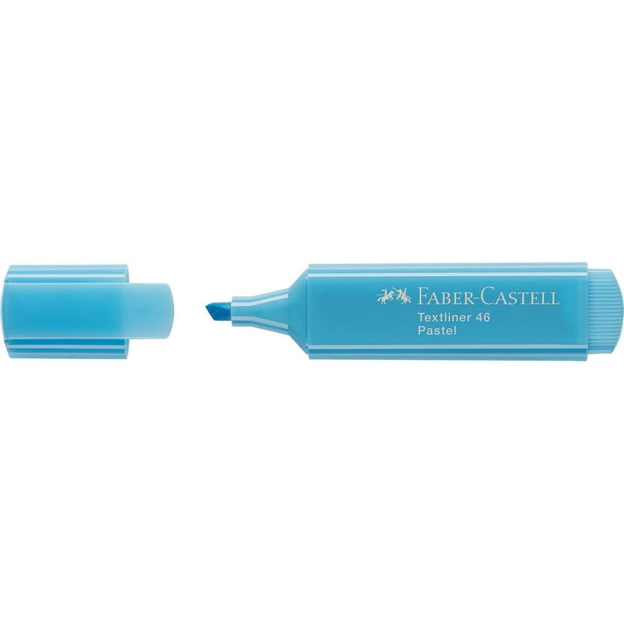 Faber-Castell - Marcador Textliner 46 pastel, azul claro