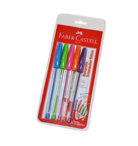 Faber-Castell - Bolígrafos Trilux 032 M 5 colores