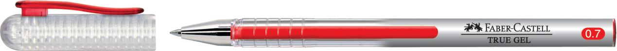 Faber-Castell - Roller True Gel Colour, 0,7 mm, rojo