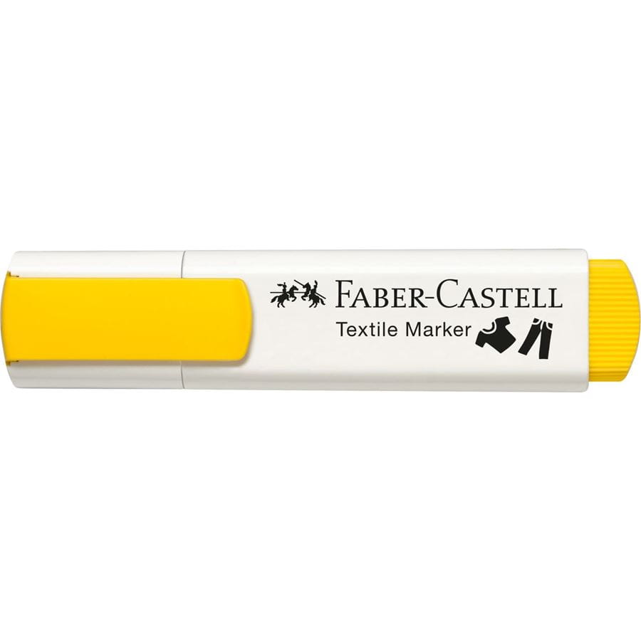 Faber-Castell - Marcadores textiles, 5 colores