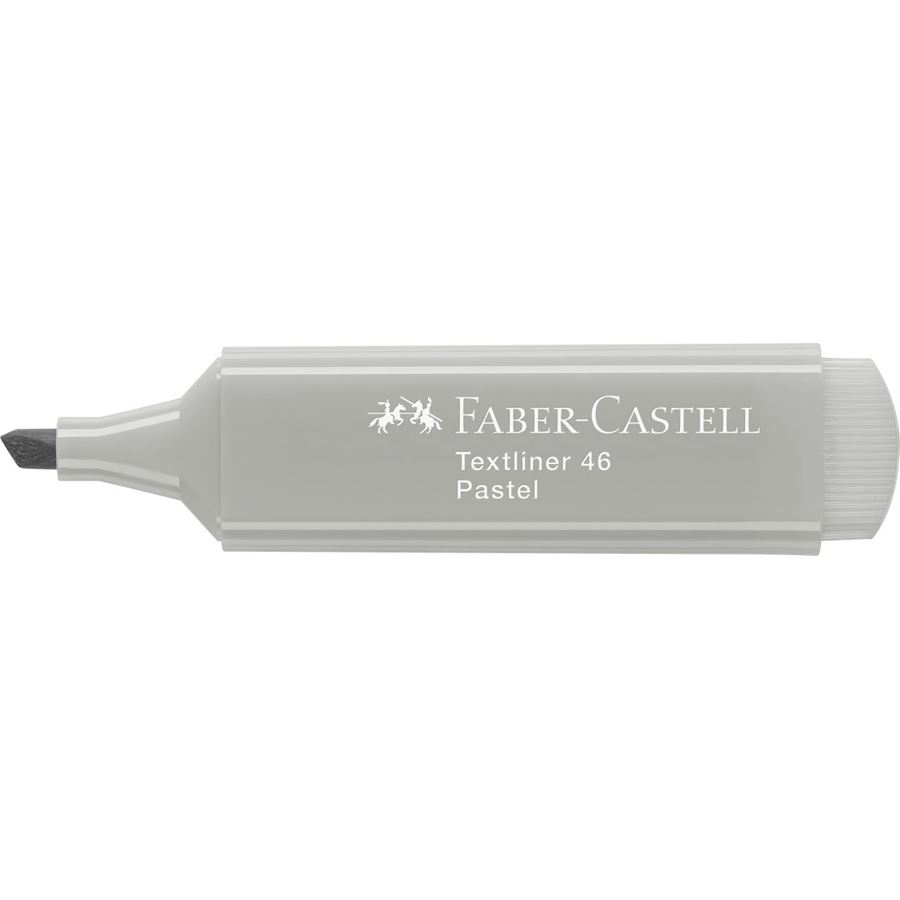 Faber-Castell - Marcador Textliner 46 Pastel gris seda