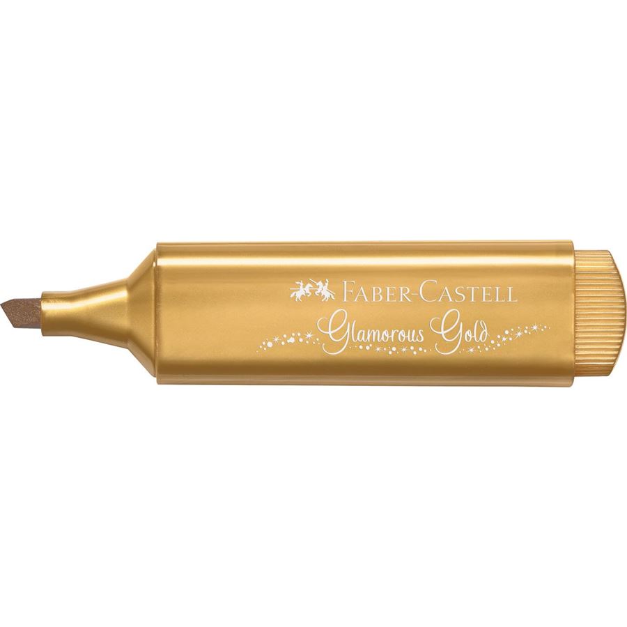 Faber-Castell - Marcador Textliner 46 metálico glamorous gold