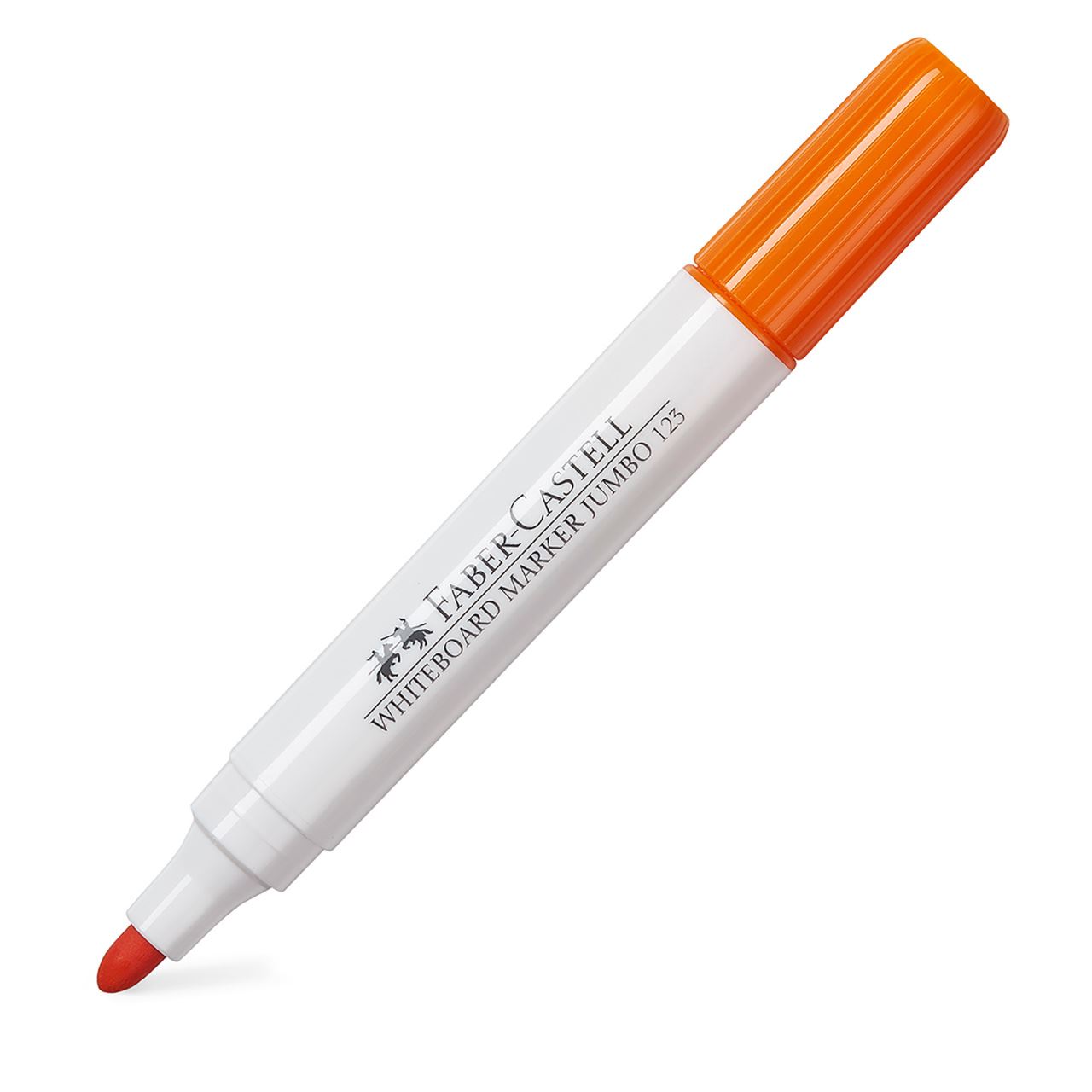 Faber-Castell - Marcador para pizarra Jumbo 123 anaranjado