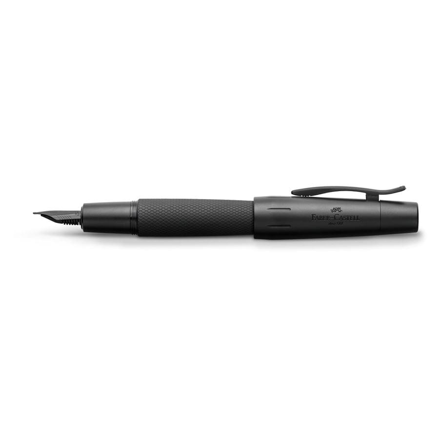 Faber-Castell - Pluma estilográfica e-motion negro puro, M